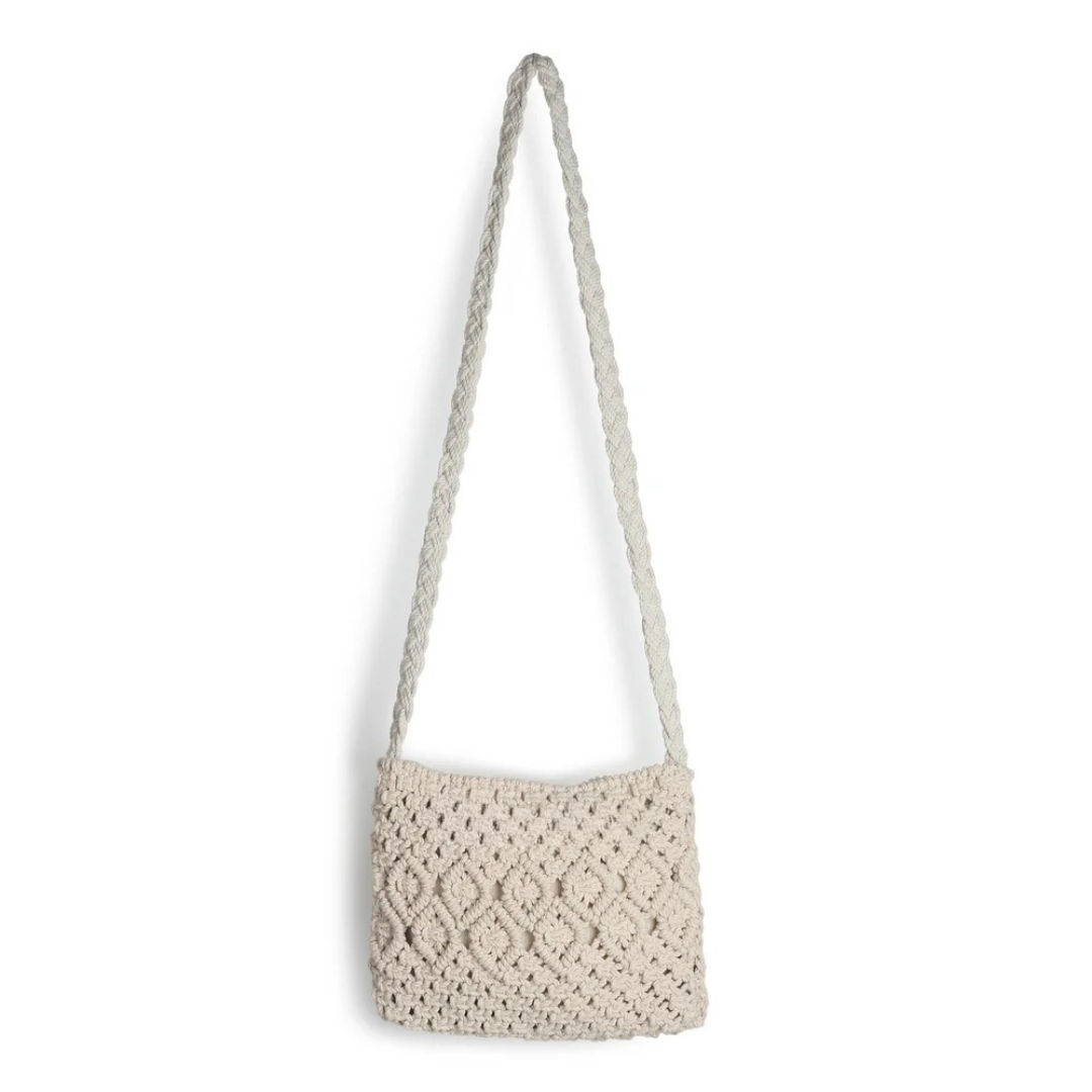 Handcrafted Macrame Bag Artisanal Accent for Any Occasion